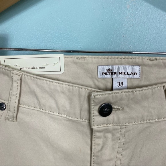 Peter Millar Sz 38 Ivory Sz 38 5 Pocket Pant - Picture 2 of 5